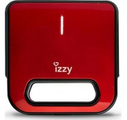 Izzy IZ-2009 Τοστιέρα για 2 Τοστ 800W Κόκκινη